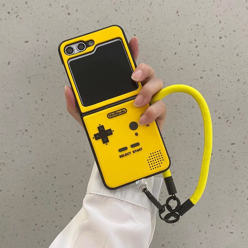 Nintendoゲームボーイ風カバー付 Galaxy Z Flip5 512MB Amazon.com: Samsung Galaxy Z Flip 5 Case Phone Cases Yellow