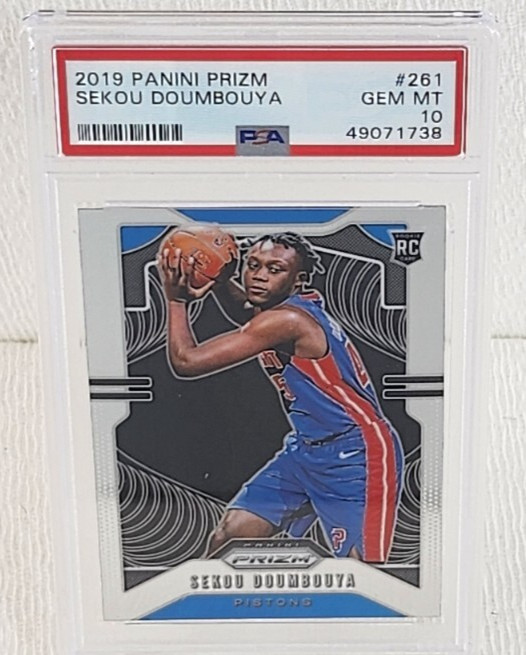 2019-20 Panini Prizm - Rookie Sekou Doumbouya #261 Prizm (RC) - PSA 10