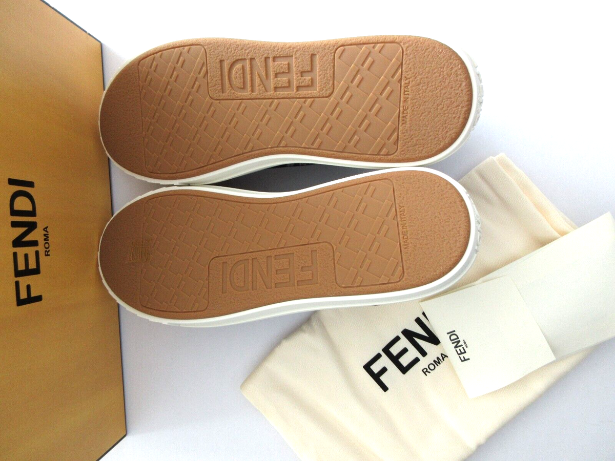 Fendi Men's Domino FF-Denim Low Top Sneakers US 11 UK 10 | eBay