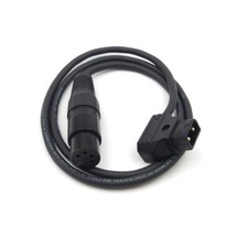 Power Cable XLR 4 Pin Female to D Tap for Practilite 602 DSLR Camcorder Sony F55