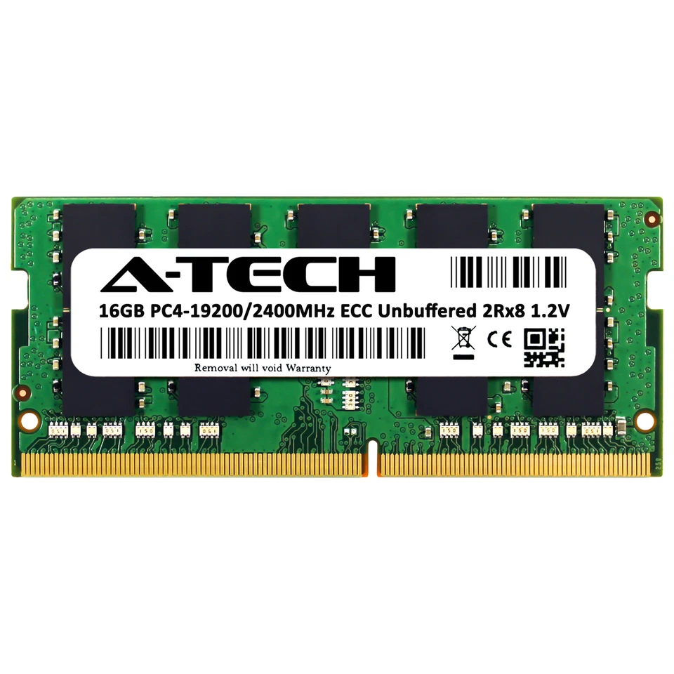 16GB PC4-19200 ECC SODIMM Memory RAM for Dell Precision 3520 A9654877 Equivalent - Image 2 of 4