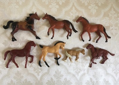 miniature plastic horses