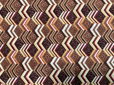 #ad Quilting Fabric Material 3 Yd 12quot; A Passion for Chocolate Juli Lamb Troy T3 $25.99