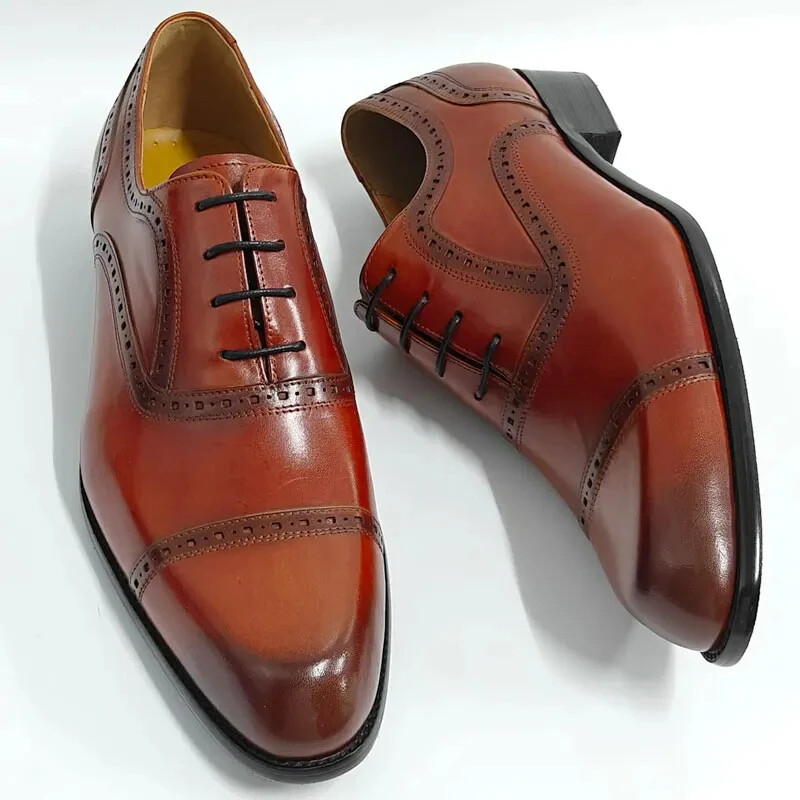 SAOLA Scarpe uomo ufficio classiche stringate pelle abito formale matrimonio festa calzature