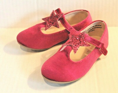 Christie & Jill Aubergine Raspberry Pink Star Dress Shoes Toddler Girl Size  8 | eBay