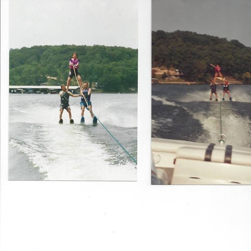 Click to see video-Waterski ropes for bldg 3 person pyramid or regular skiing