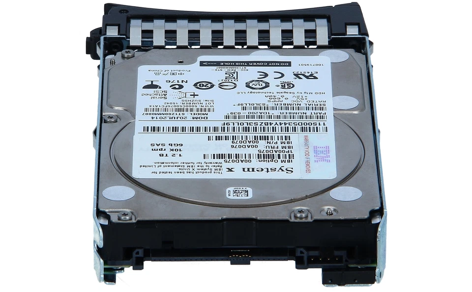 IBM - 00AD075 - 1.2TB 10K 6Gbps SAS 2.5in G2HS HDD - Bild 3 von 3
