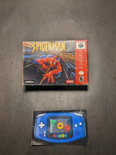 Spider-Man (Nintendo 64, 2000) N64 CIB COMPLETE - Picture 2 of 7