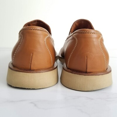 Valleverde Tan Brown Loafers Leather Lightweight Slip On  display picture 1