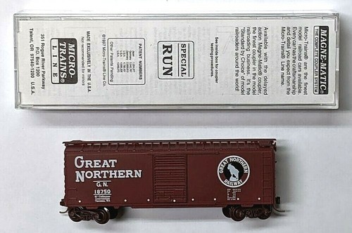 MTL S Micro-Trains Special Run 97.65 Great Northern GN 18750 40 pies vagón de carga | Zustand: New