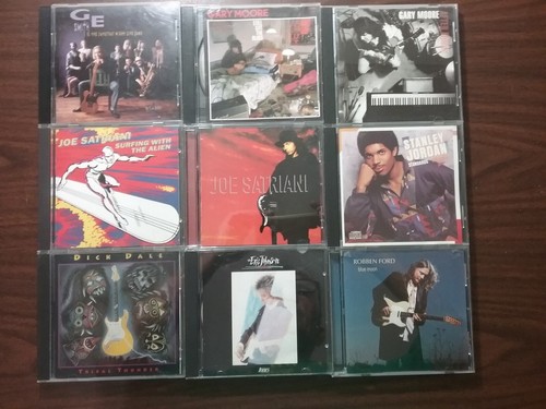GUITARIST'S CD'S---Joe Satriani--Roben Ford--Eric johnson--Gary Moore----TOTAL 9 - Picture 2 of 2