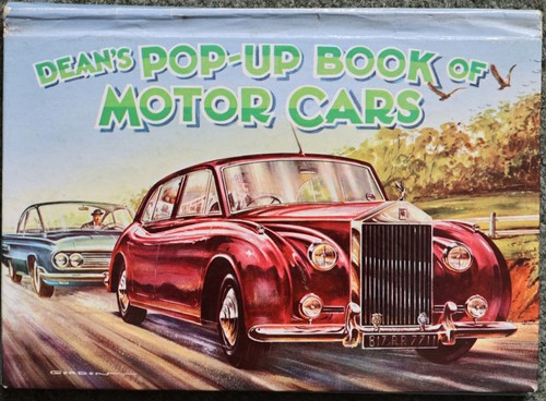 VINTAGE 1960'S DEAN & SON LTD DEAN'S POP-UP BOOK OF MOTOR CARS