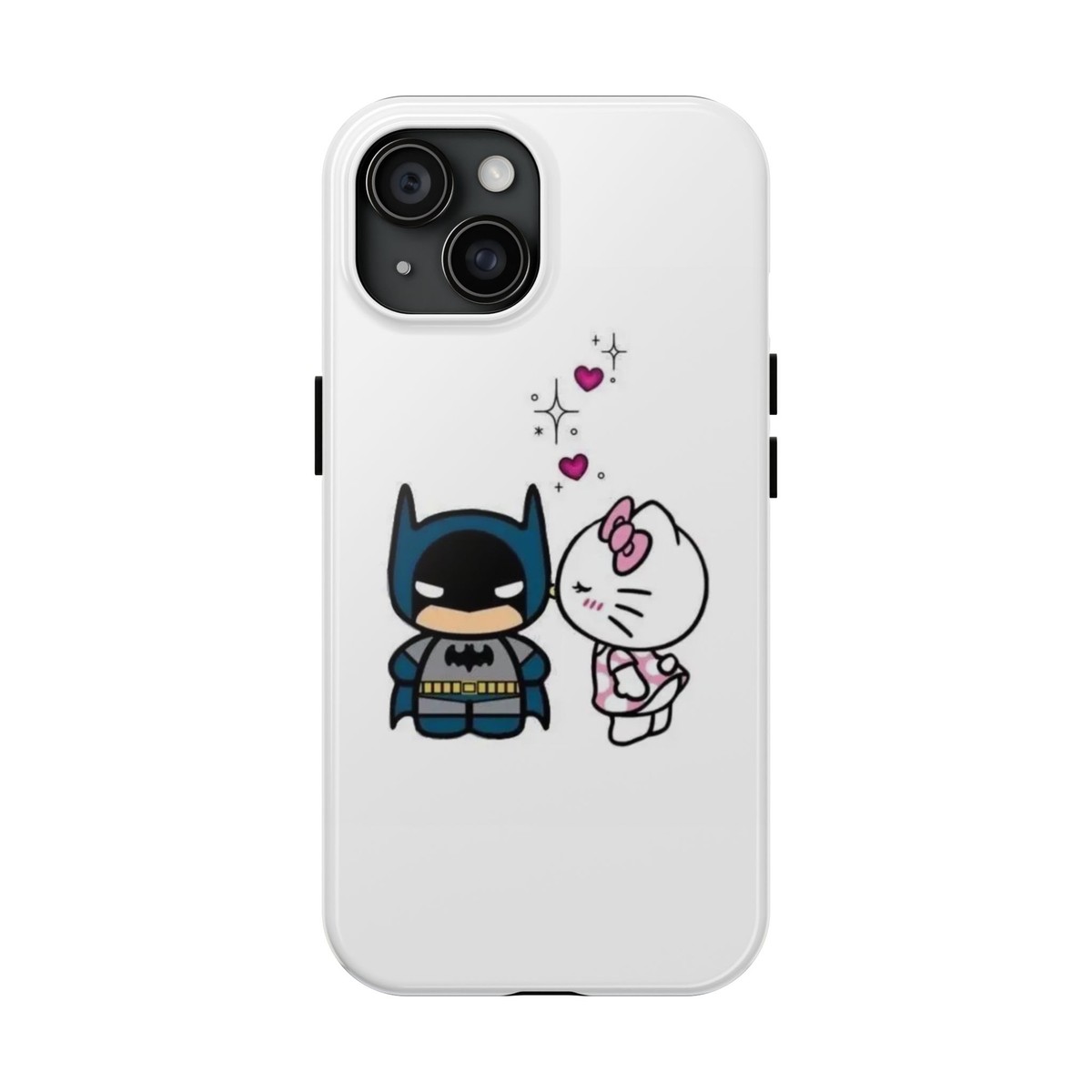 Couple matching phone cases Batman and hello kitty Couple matching phone cases Batman and hello kitty