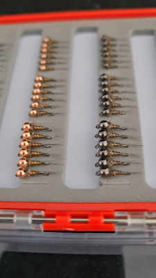 Boîte De 144 Mouches Polandnymph French PT, Tailles 12/14/16, Pour Pêche à La Mouche