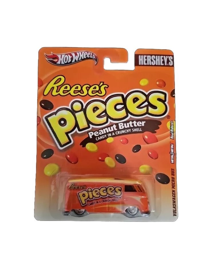 Hot Wheels Hershey's Reese's Pieces Volkswagen Micro Bus Metal