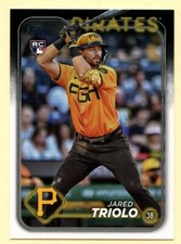 2024 Topps Series One Jared Triolo baseball Rookie card #281 Pittsburgh Pirates. rookie card picture