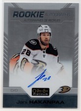 2020 2020-21 O-Pee-Chee Platinum Rookie Autographs #RJH Jani Hakanpaa Anaheim