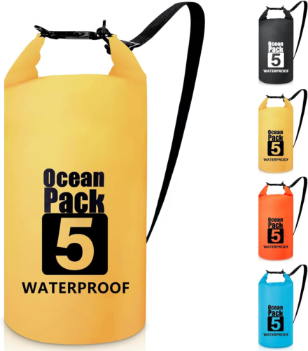 Invool Dry Bag, 5L/10L/20L/30L Waterproof Dry Bag, Dry Sack with Adjustable for - Picture 1 of 7