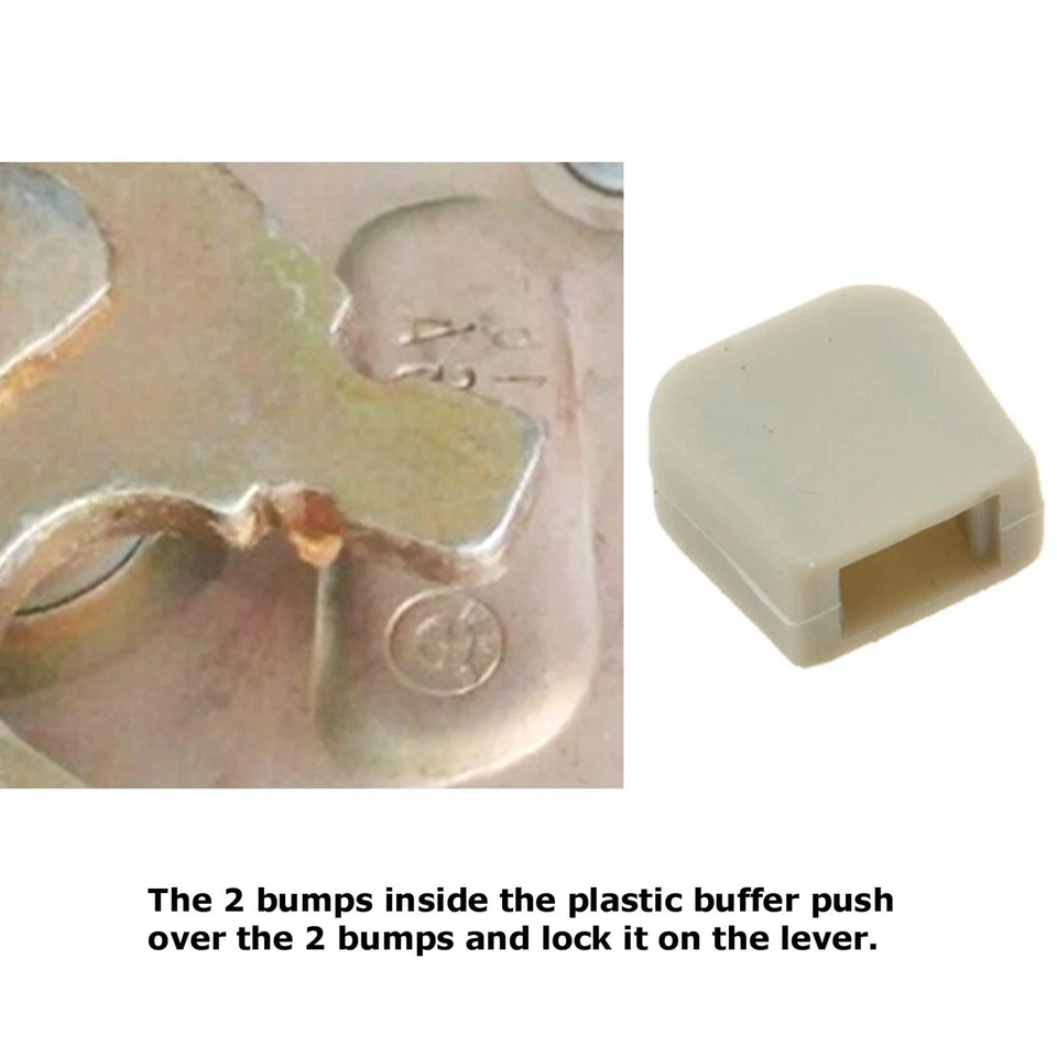 2 X Amortiguador de palanca de pestillo de cerradura de puerta BMW difícil de cerrar Amortiguador de golpe 1969-86 Foto 3 de 3