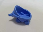 Vintage Fisher Price Little People DARK BLUE Baby Stroller Chair Baby Bed