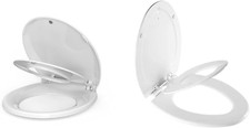 Toilet Seat Bundle - round Toddler Training  Elongated Slow Close