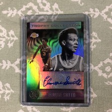 2020-21 Panini Illusions Elmore Smith Trophy Collection Auto # TC-ELM LA Lakers!