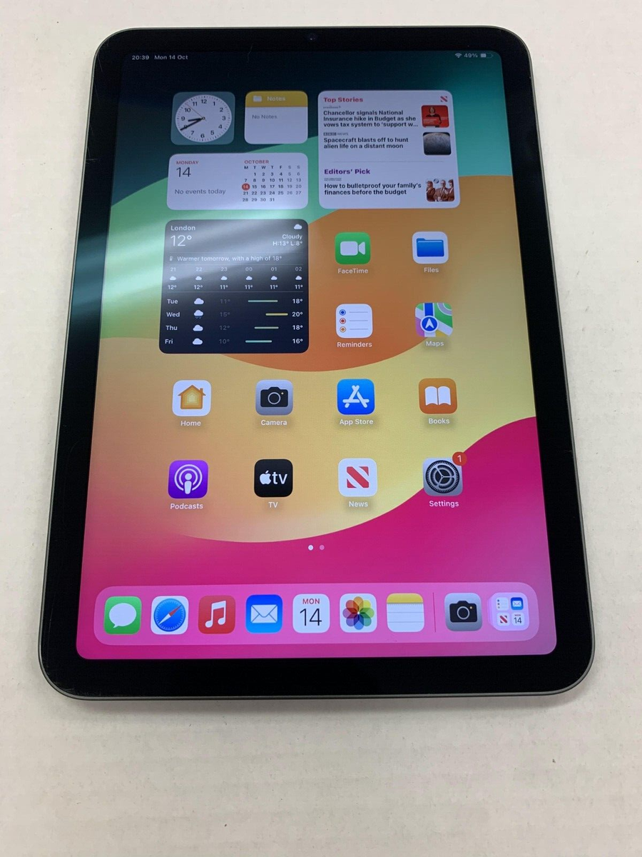 Apple iPad mini 6th Gen. 256GB, Wi-Fi, 8.3 in - Space Grey
