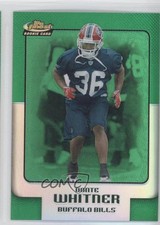 2006 Topps Finest Green Refractor 147/199 Donte Whitner #136 0f3