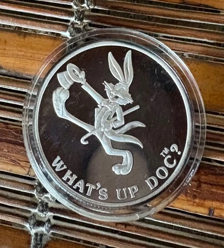 Bugs Bunny 1 oz .999 Silver Round Silver Proof 50th Anniv.