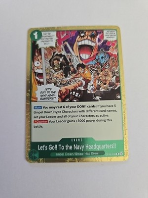 One Piece - Let's Go!! To the Navy Headquarters!! - FOIL  OP16-038