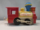 Vintage 1973 Fisher Price #991 Little People Circus Train Engine Whistle Works