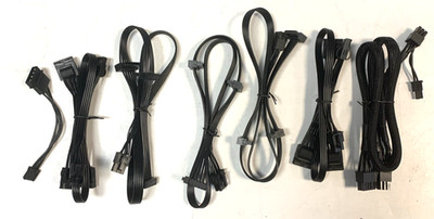 LOT OF 6 Genuine Corsair Power Cables RM1000X RM850X RM750X PCI-e SATA Molex