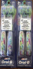  2 LOT Oral-B Kid's Manual Toothbrush Color Changing Extra Soft 2 Count Ages 3 