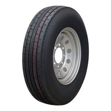 Trailquest 16 10 Ply Radial Trailer Tire Wheel St23580 R16 8 Lug Silver