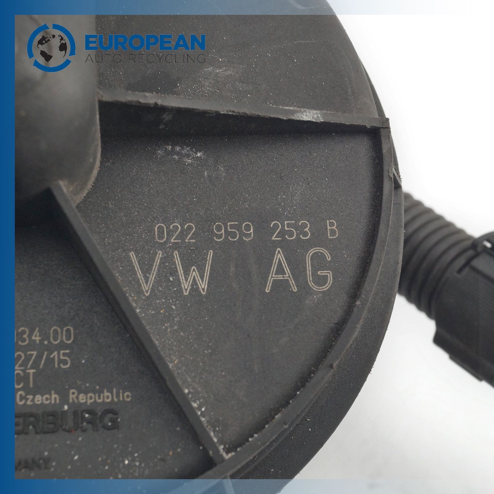 10-16 Bentley Mulsanne 6.8 SECONDARY AIR INJECTION PUMP 3Y0131083 / 022959253B