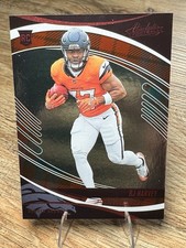 2025 Panini Absolute - Rookies RJ Harvey #173 Red (RC)