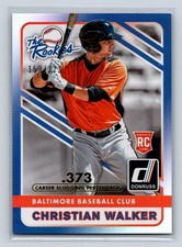 2015 Donruss Christian Walker Career Stat Line The Rookies 43 (/373)