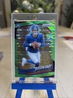 2025 Panini Prizm - Rookies Jaxson Dart #332 Neon Green Pulsar Prizm (RC)
