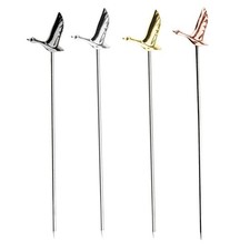 3  Cocktailsticks   Vogelf&ouml;rmige Fruchtgabeln Aus