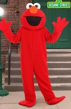 Adult Sesame Street Elmo Mascot Costume Size XL 