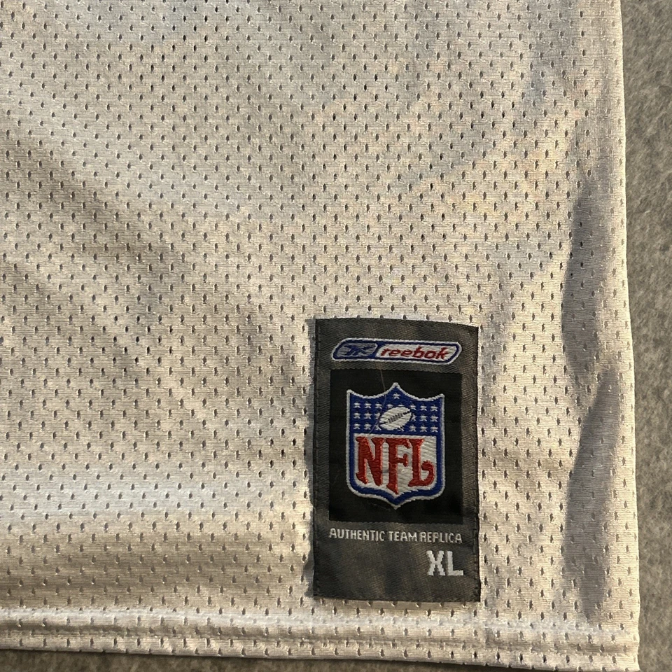 锐步 NFL Charles Woodson 奥克兰突袭者队球衣 #24 - 男式 XL 码 — 第 2/4 张图片