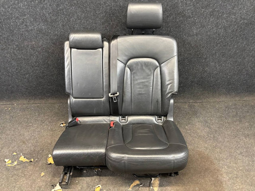 LEDER Rücksitzbank links AUDI Q7 4L Rückbank Ausstattung schwarz Sitz