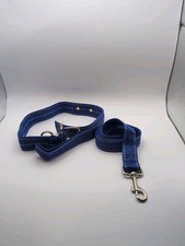 Blue dog collar 22 Inch and 5ft leash set
