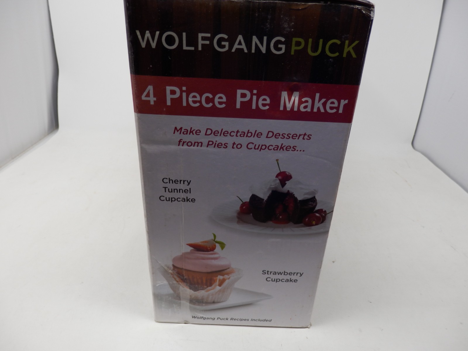 NEW Wolfgang Puck 4 Piece Deep Pie Maker Model CCPM0040