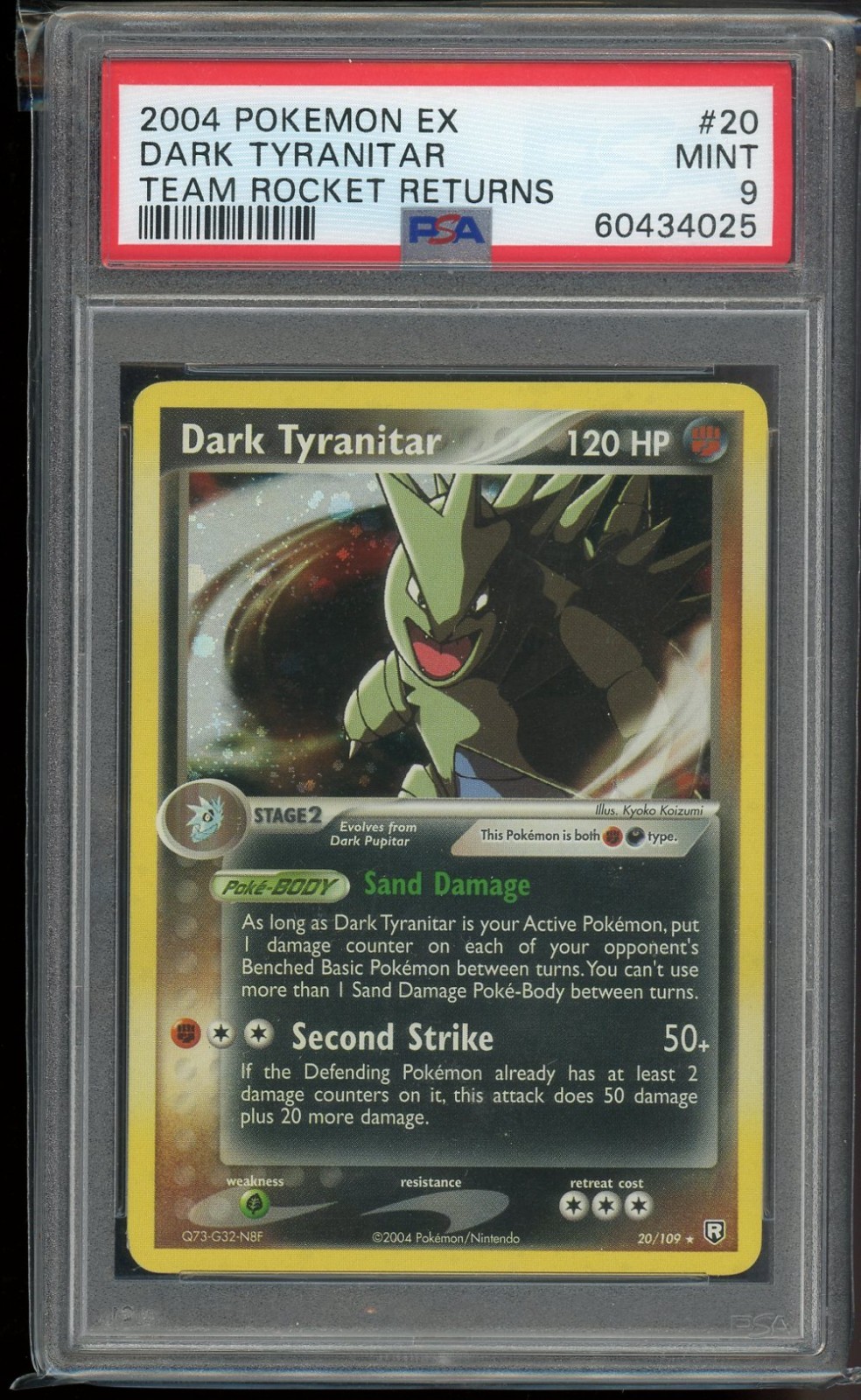 Dark Tyranitar (19) — EX Team Rocket Returns