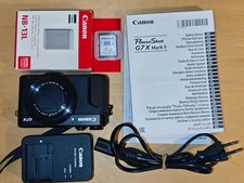 Canon PowerShot G7 X Mark II Kompaktkamera 4,2x f/1,8-2,8 Set 8,8-36,8mm