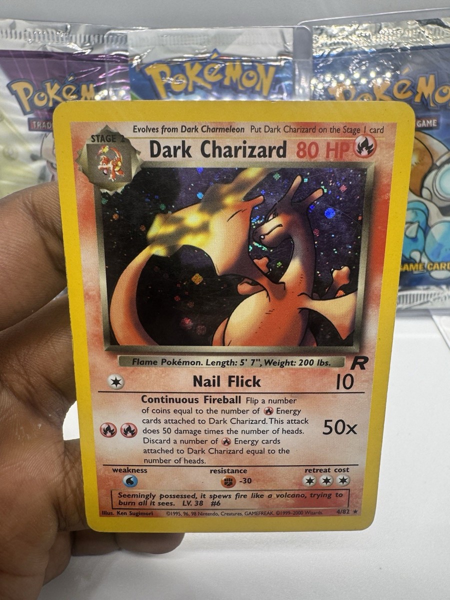 注目のブランド with Charizard dark Minty swirl 渦巻きホロ