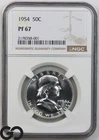 1954 Franklin Half Dollar PROOF, NGC PF-67 ** Premium Quality!