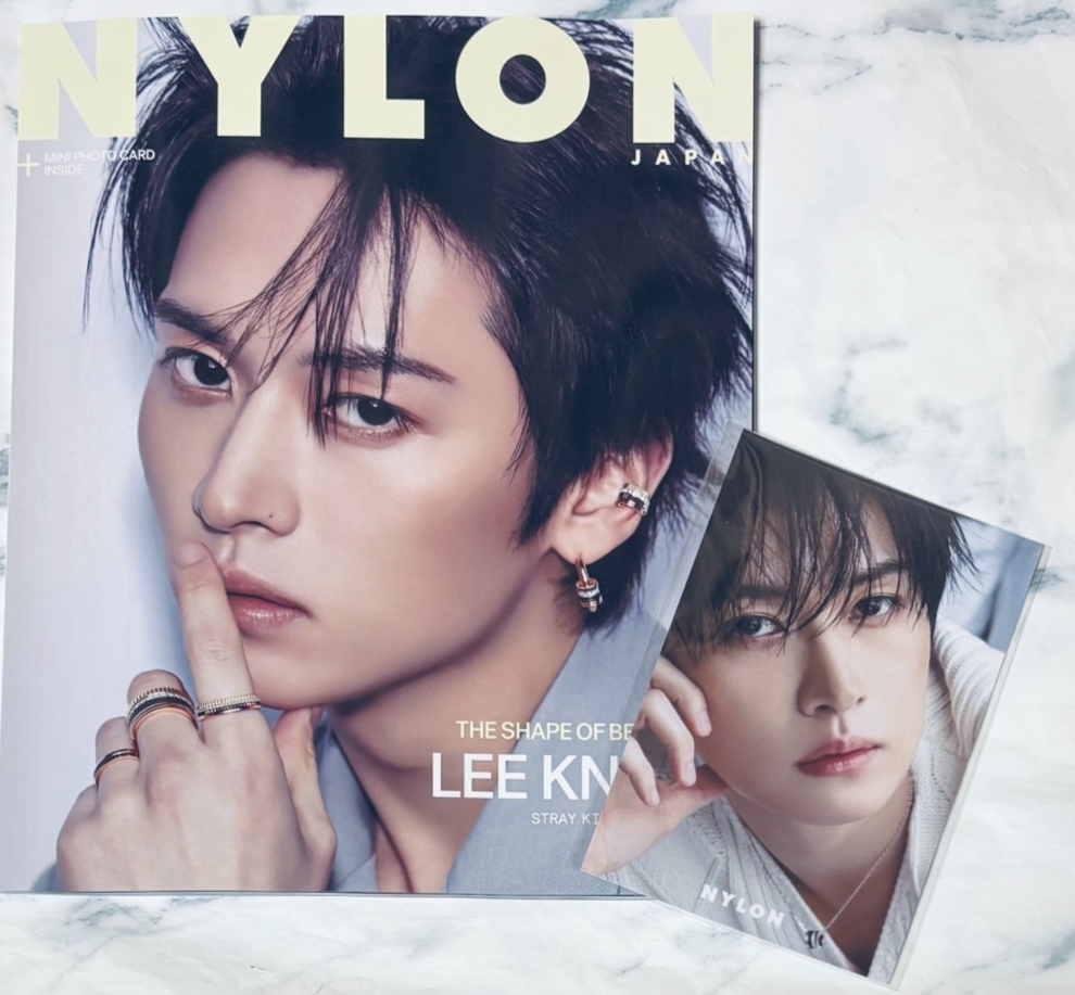 NYLON JAPAN LEE KNOW Magazine POST CARD STRAY KIDS April 2026