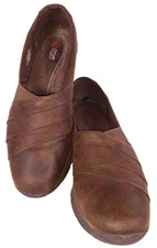 Baretraps Btrue Gisela Shoes Womens Size 11 Brown Slip On Wedge Comfort Loafer